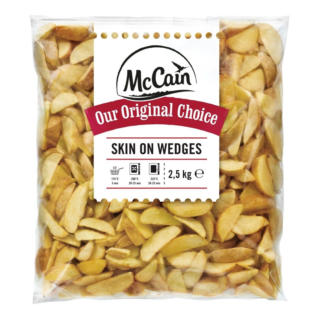 Mccain Skin On Wedges doos 5x2,5kg