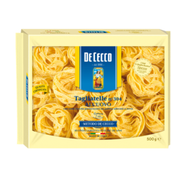 Tagliatelle All'uovo  N.304 pak 500gr  DE CECCO