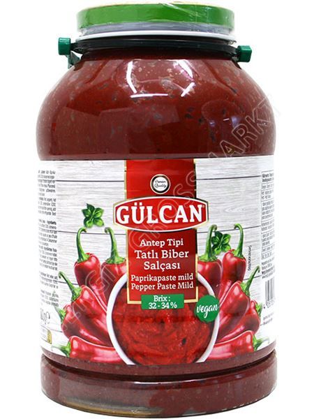 Paprika pasta mild pet 4300g Gulcan