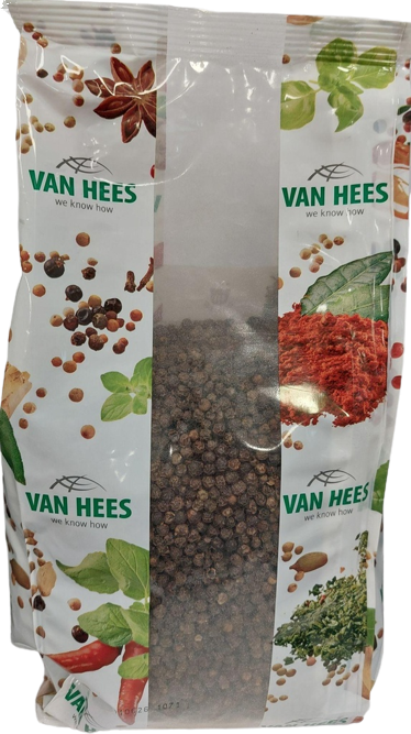 Zwarte peper Heel zak 1kg   Van Hees