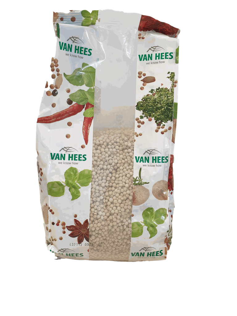 Witte peper Heel zak 1kg   Van Hees