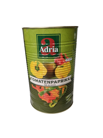 Paprika 3 kleuren  blik 4250ml, Adria