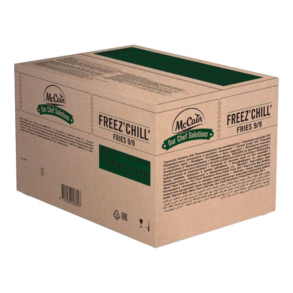 Freez' Chill' Frites 9/9  doos 5x2,5kg Mc Cain