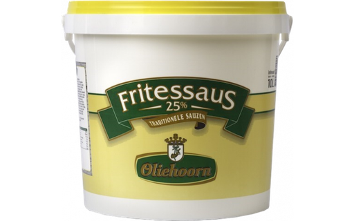 Fritesaus 25%  Emmer 10kg  Oliehoorn